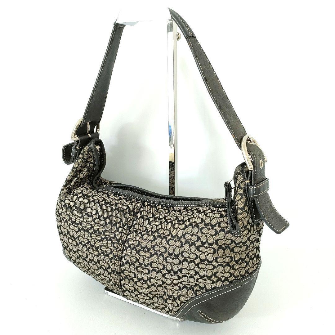 1円 □極美品□ COACH コーチ 91494 ミニ リリー シグネチャー PVC