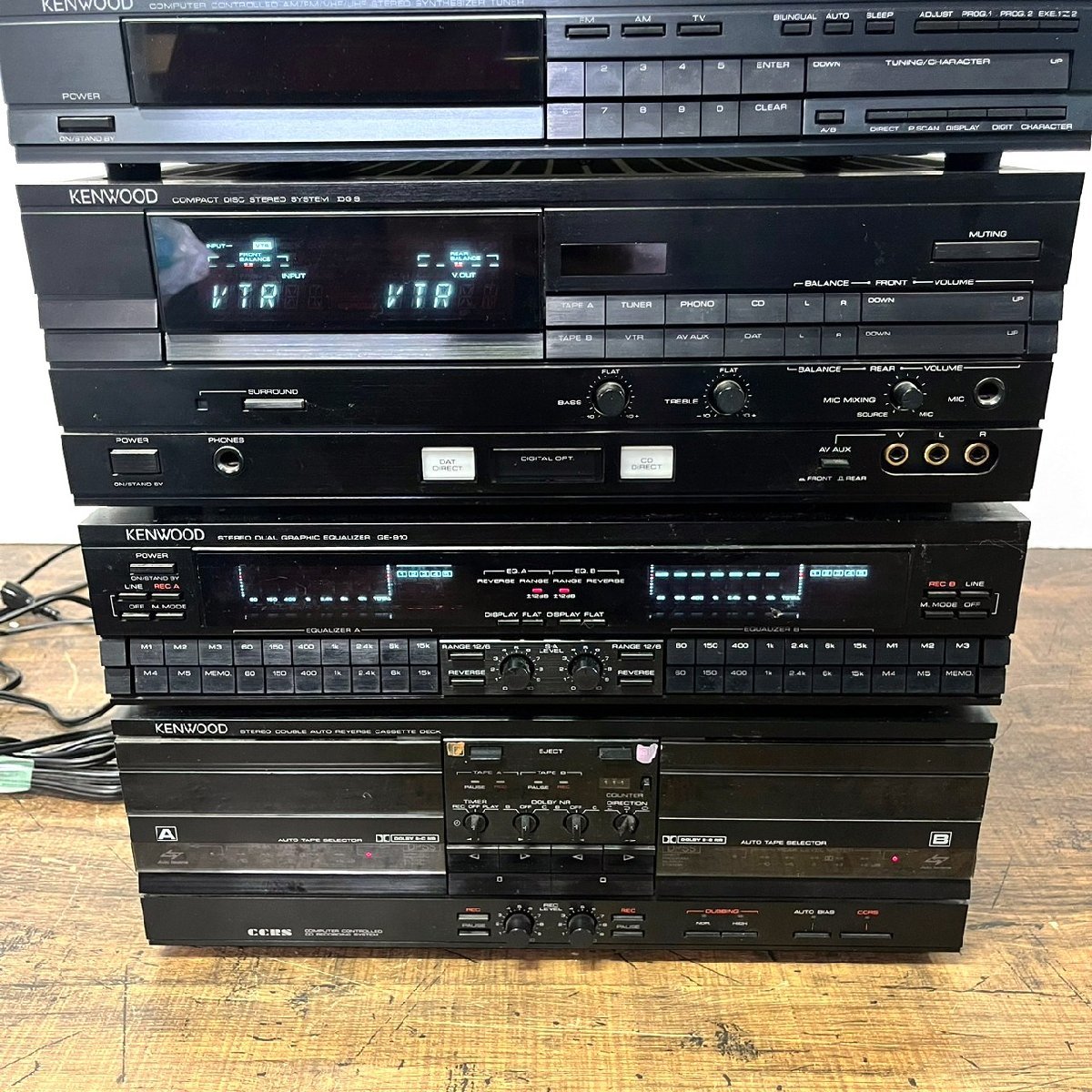 KENWOOD レコード　オーディオシステム P-3X KENWOOD P-3X レコードプレーヤー&システムコンボ KENWOOD ケンウッド