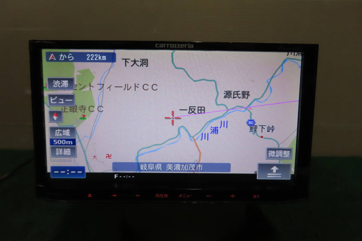 V5989/カロッツェリア AVIC-MRZ09 SDナビ 2011年 地デジフルセグ