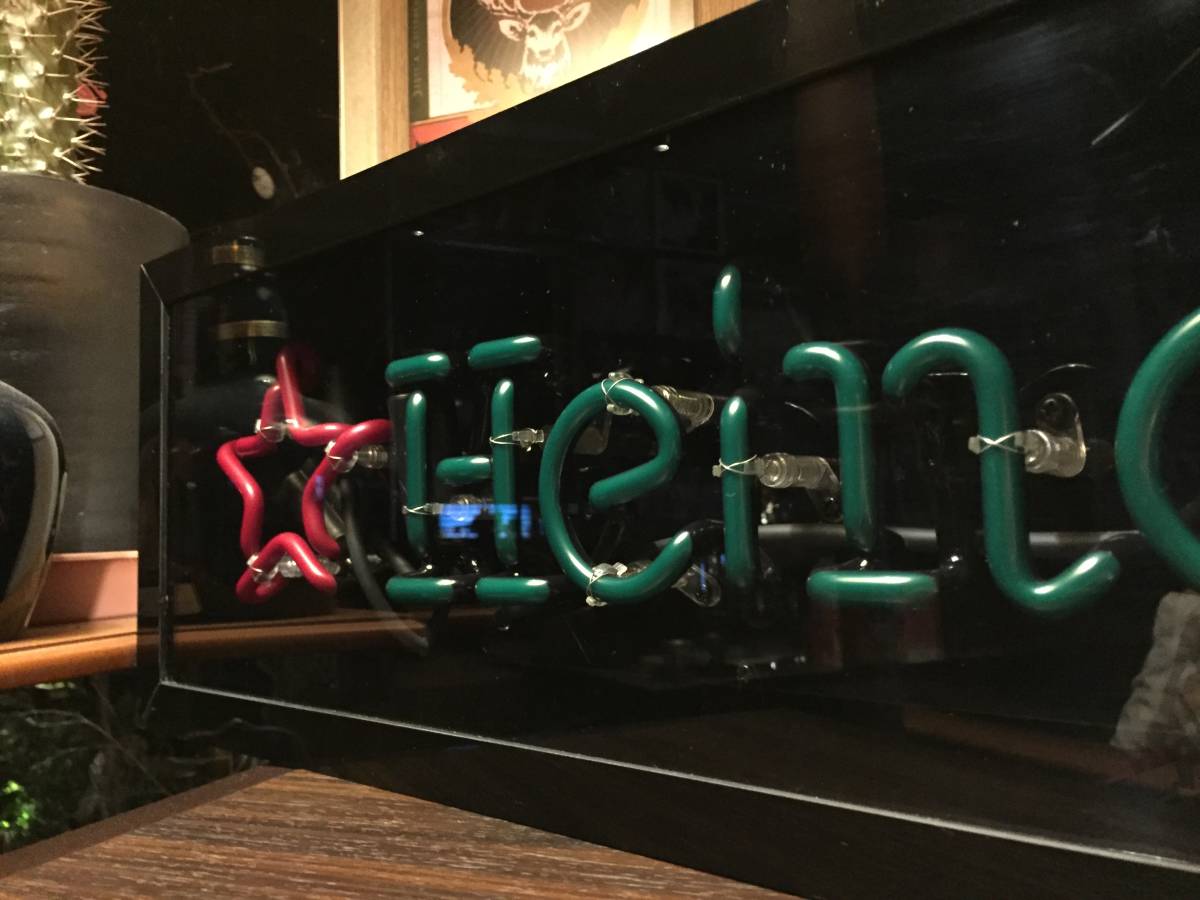 希少 ハイネケン ガラス ネオン管 ビール 電飾 看板 ライト サイン 