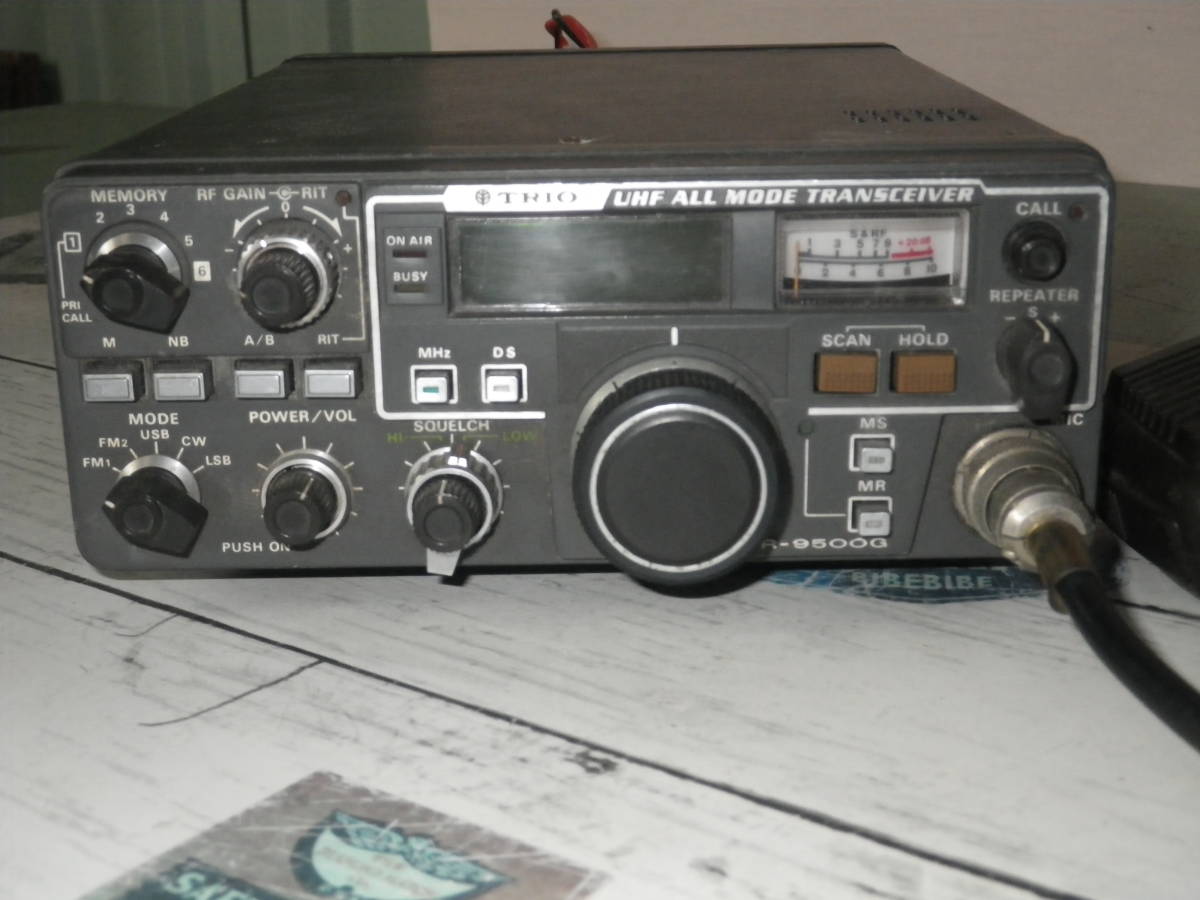 TRIO トリオ 430Mhzオールモード機 TR-9500　トランシーバー TRIO /*トリオ/ TR-9500G /430MHz オールモード トランシーバー