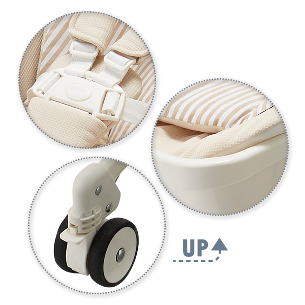 SmartAngel）ハイローベビーラック マミースイング[ベビーチェア  