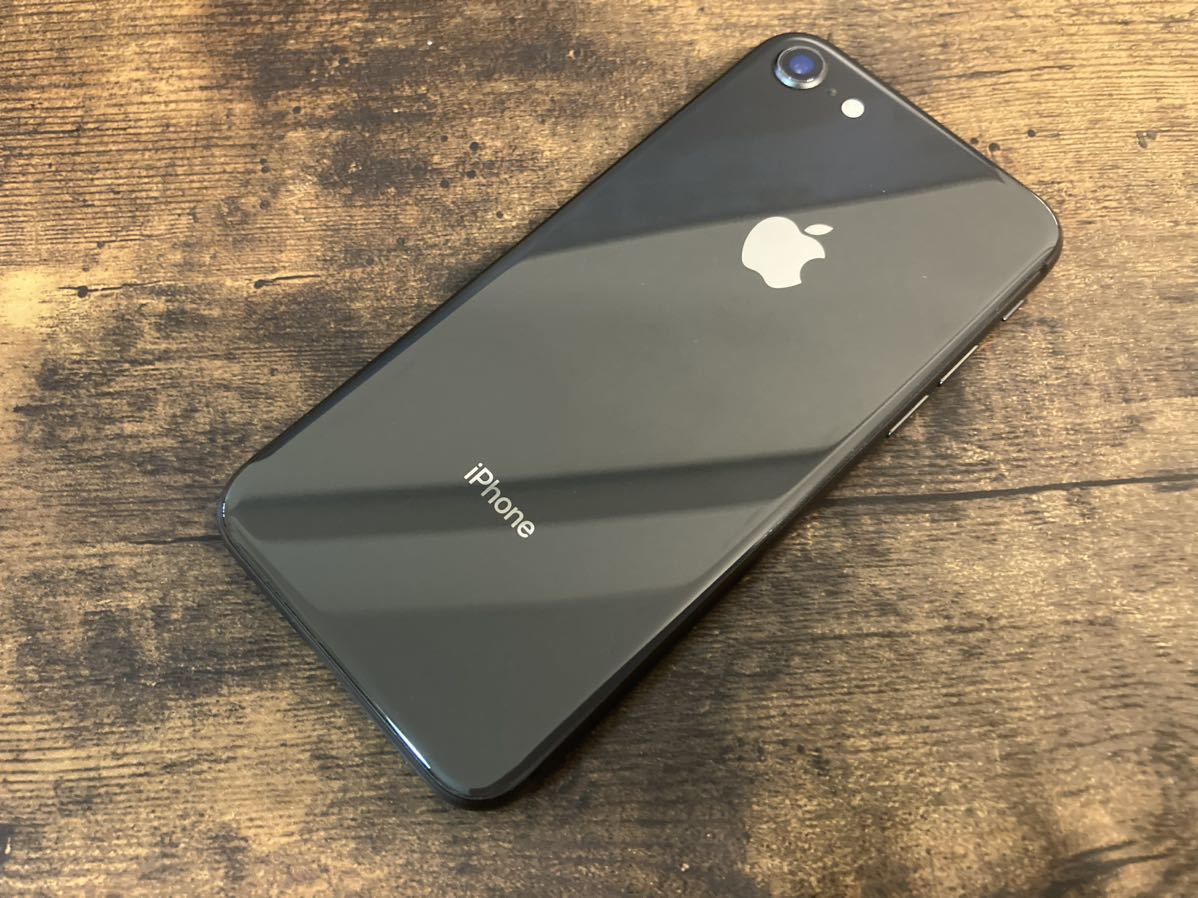 iPhone8 256GB スペースグレイ Apple SIMフリー 美品 中古 アップル