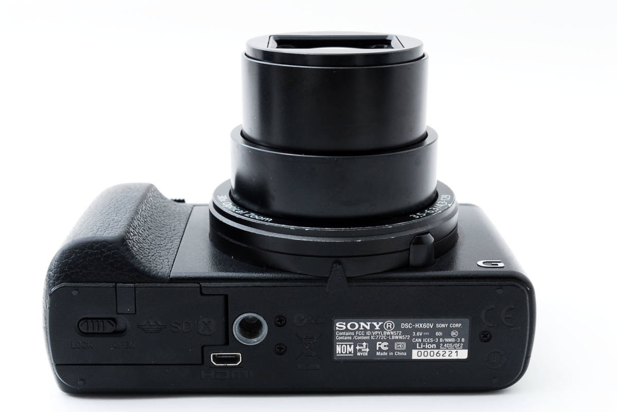 □美品□ ソニー SONY Cyber-shot DSC-HX60V ブラック 約2040万画素 