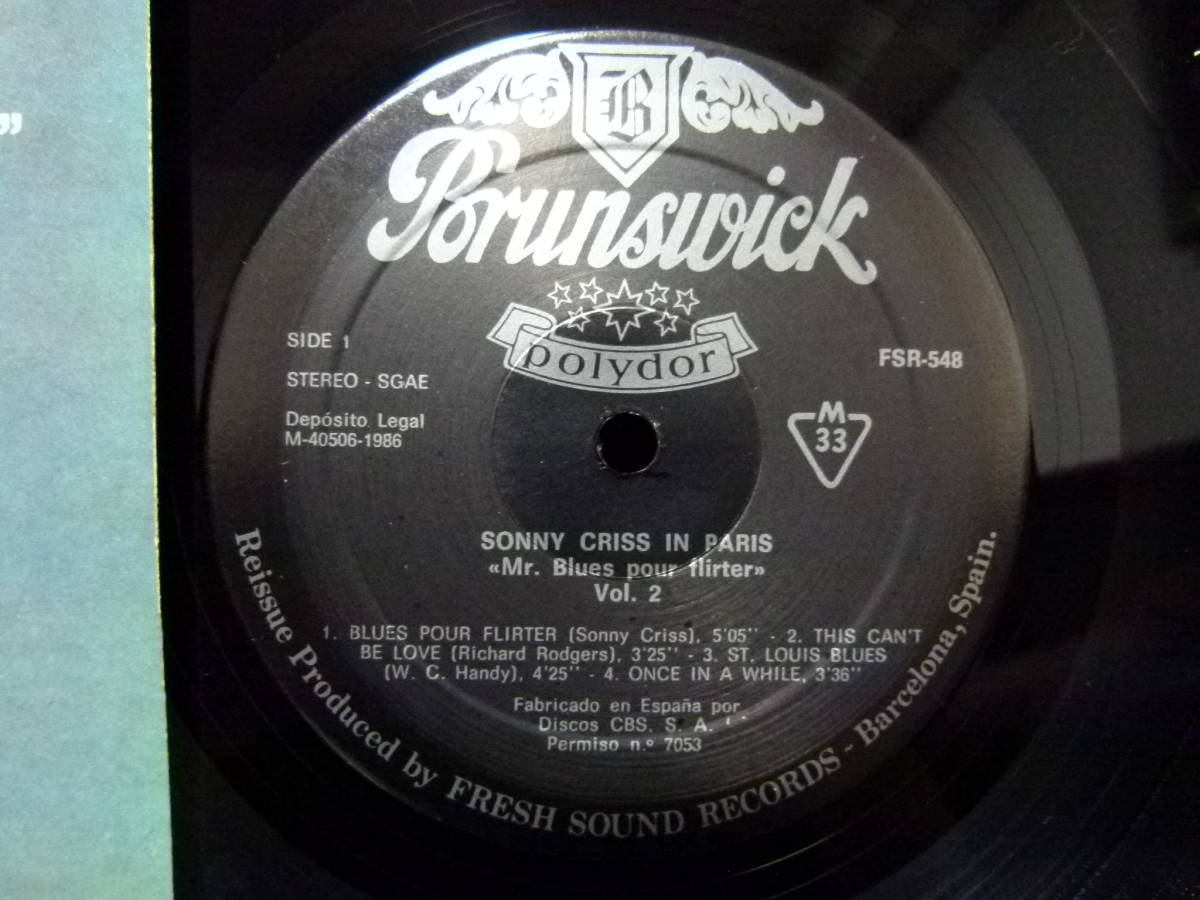□激レア□美盤□SONNY CRISS□IN PARIS□2LP BOX | SKLEPDEMO2.I-HOST.PL