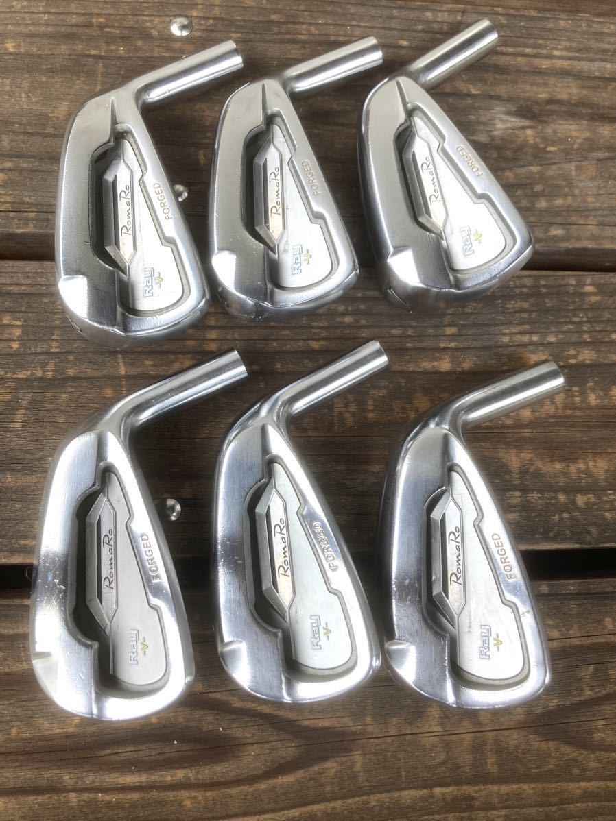 送料無料 ロマロ ray v forged 5〜pw アイアン ヘッドのみ 6個セット