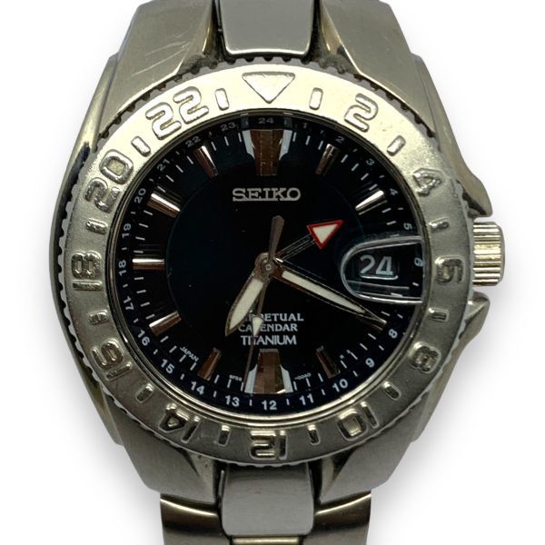 □中古・稼働品・訳あり SEIKO セイコー パーペチュアル カレンダー
