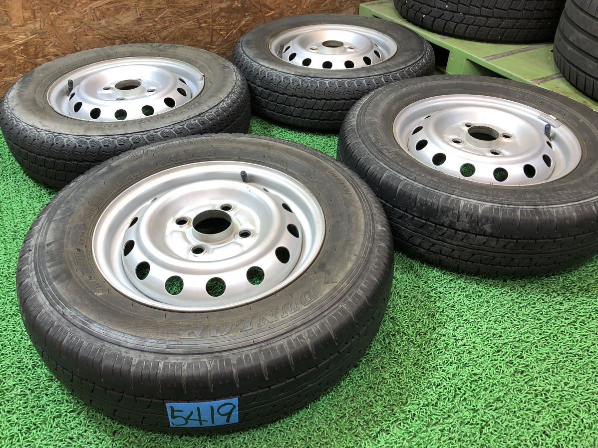 【爆買い，大得価】 三菱純正 12inch 3.5j &times; 145/80R12 80/78N 145R12 6PR LT PCD100 4穴 ミニキャブ ミニカ NV100 NT100 クリッパー(ラジアルタイヤ)｜売買されたオークション情報、yahooの商品情報をアーカイブ公開 - オークフ 4穴