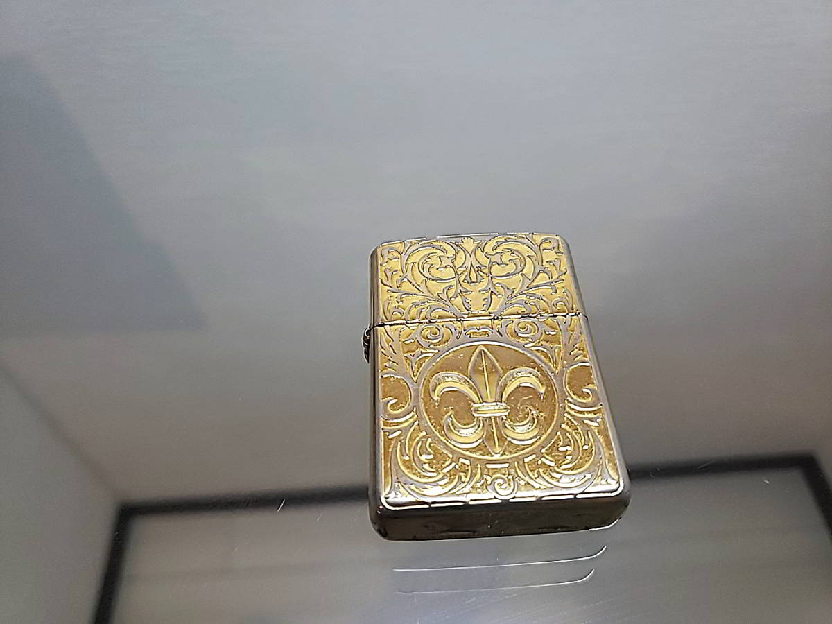 人気定番，大人気 zippo アーマー armor ゴールド 金メッキ ユリ 両面加工 限定 2005年製(Zippo)｜売買されたオークション情報、yahooの商品情報をアーカイブ公開 - オークファン Zippo