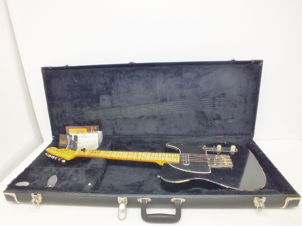 【1円～】[7D-55-023-4] エレキギター LSL T-BONE Triniti 本体+ケース 動作確認済み品 中古