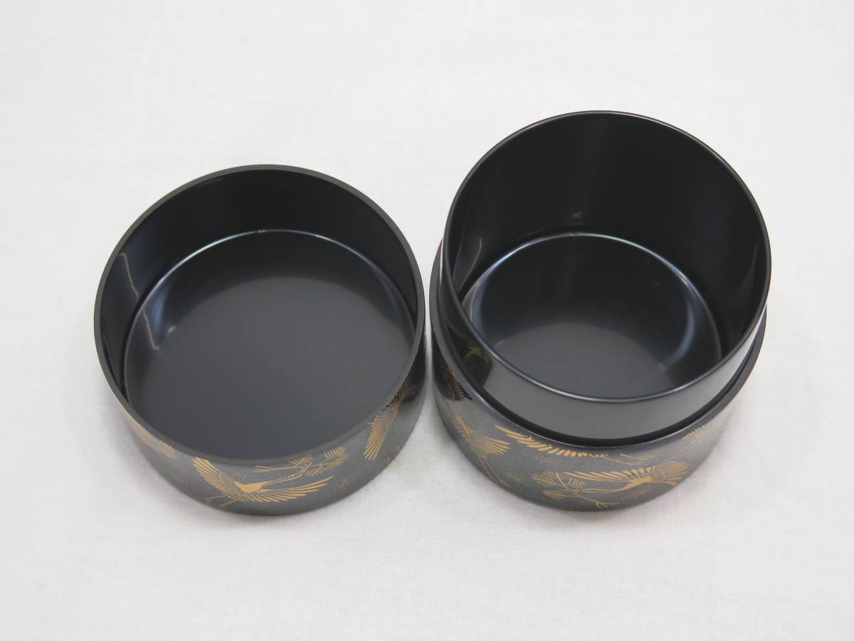 和田寿峰作 松喰鶴 中次 棗 蒔絵 茶道具(棗)｜売買されたオークション