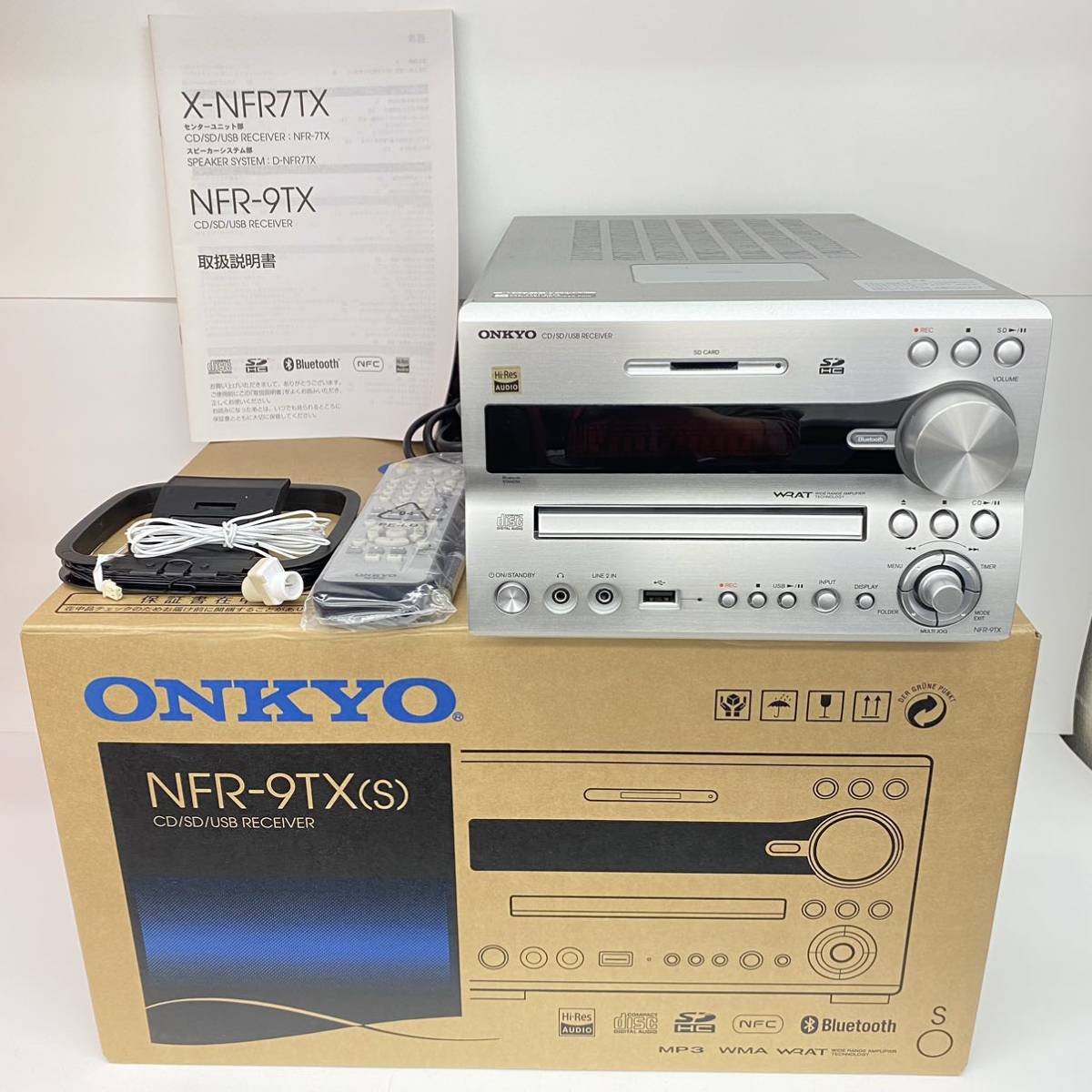 ONKYO オンキヨー X-NFR7 CD⁄SD⁄USBレシーバー 動作品 ONKYO