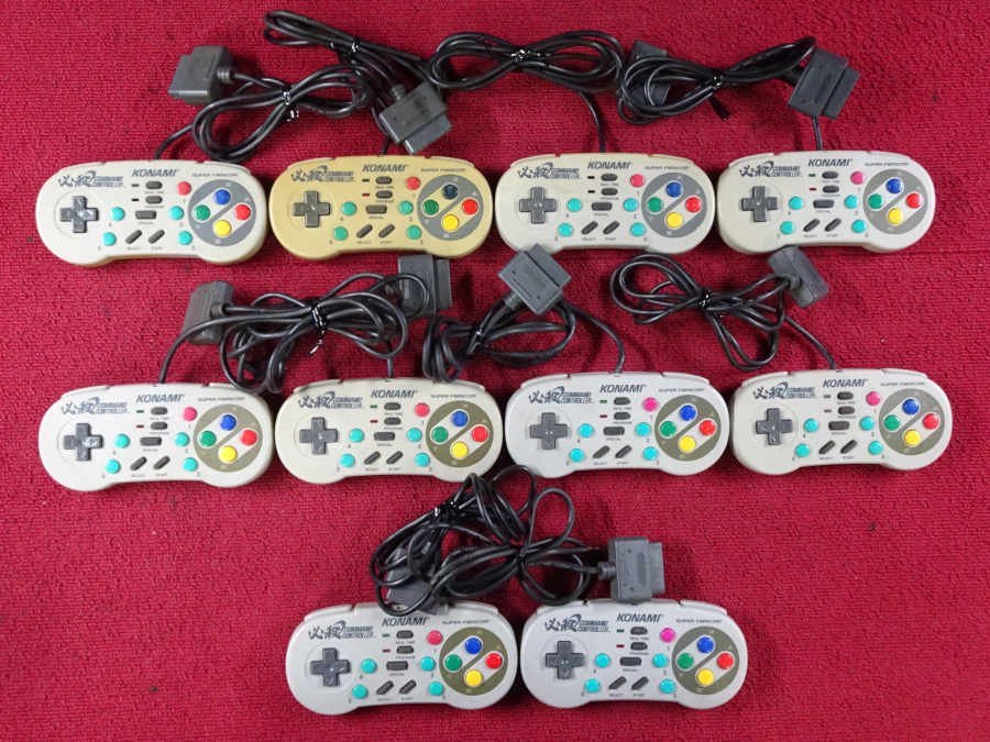 KONAMI 必殺コマンドコントローラー 10個セット スーパーファミコン