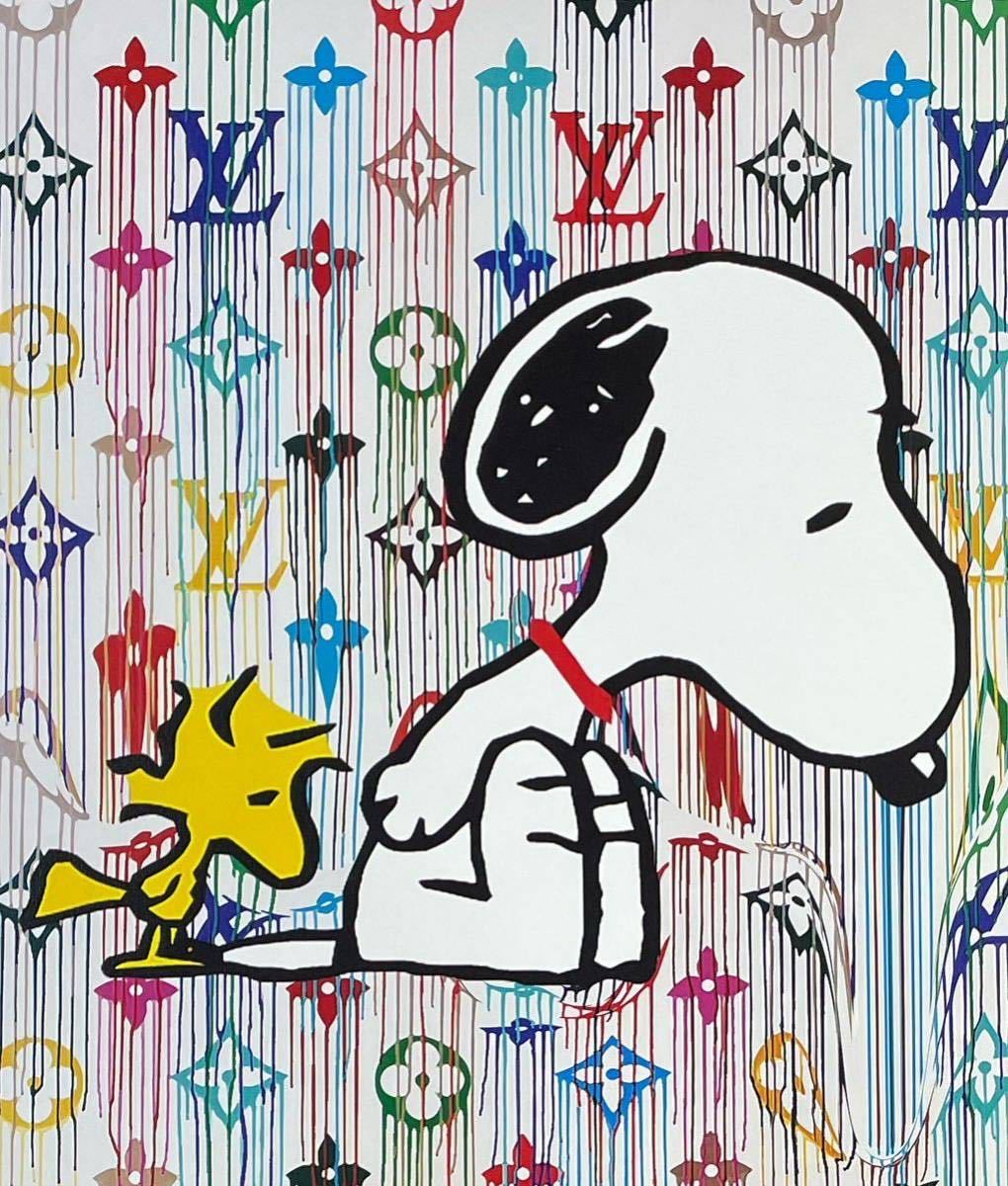 DEATH NYC【数量限定】限定アートポスター スヌーピー SNOOPY ウッド 