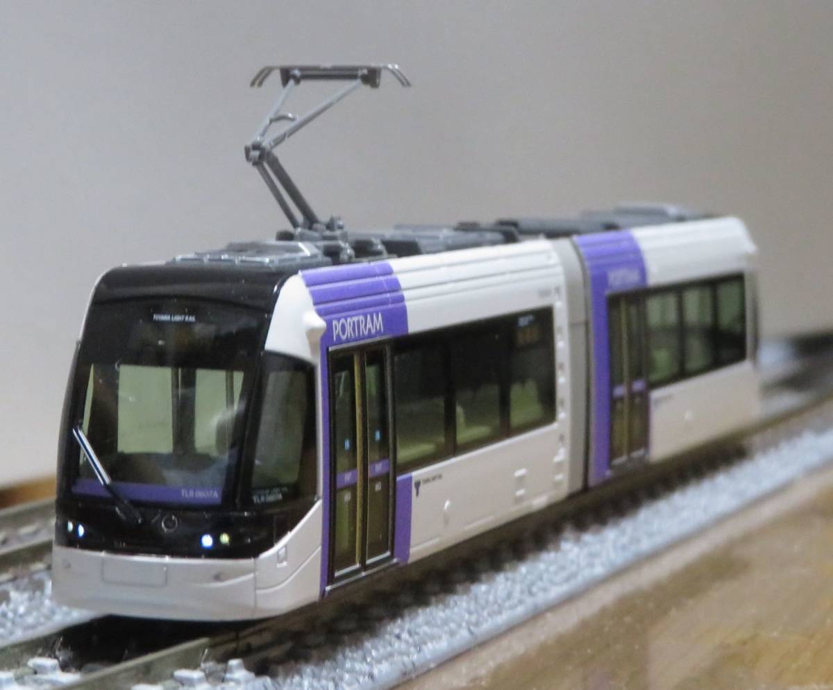 KATO 14-801-2 富山ライトレール TLR0600形 紫 TLR0607 2両編成 車両