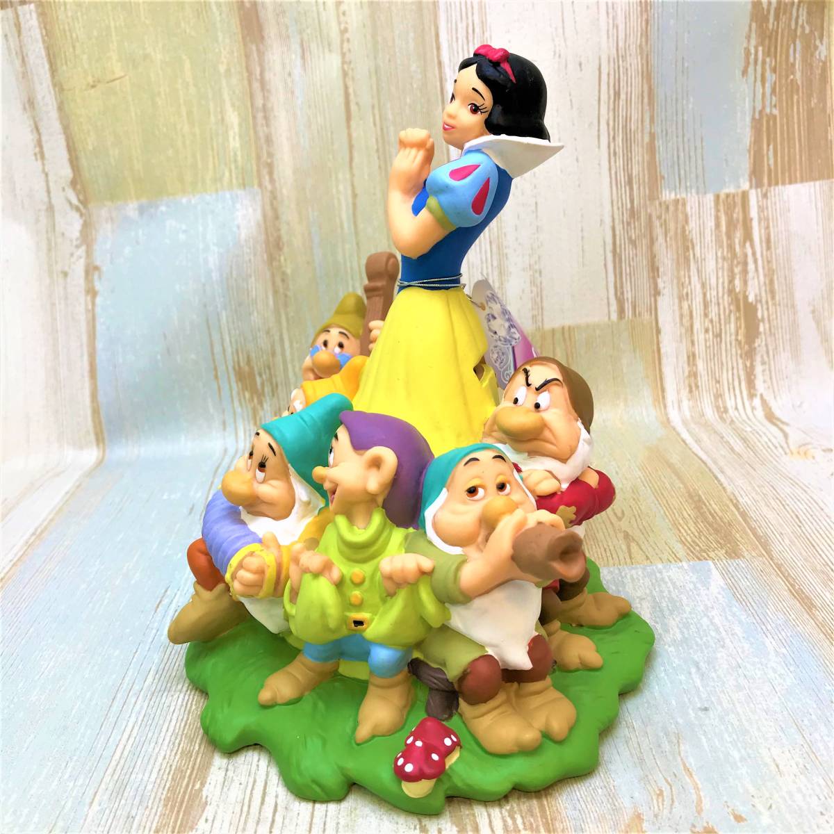 レア☆白雪姫と七人の小人 Snow White グランピー 貯金箱 コインバンク 