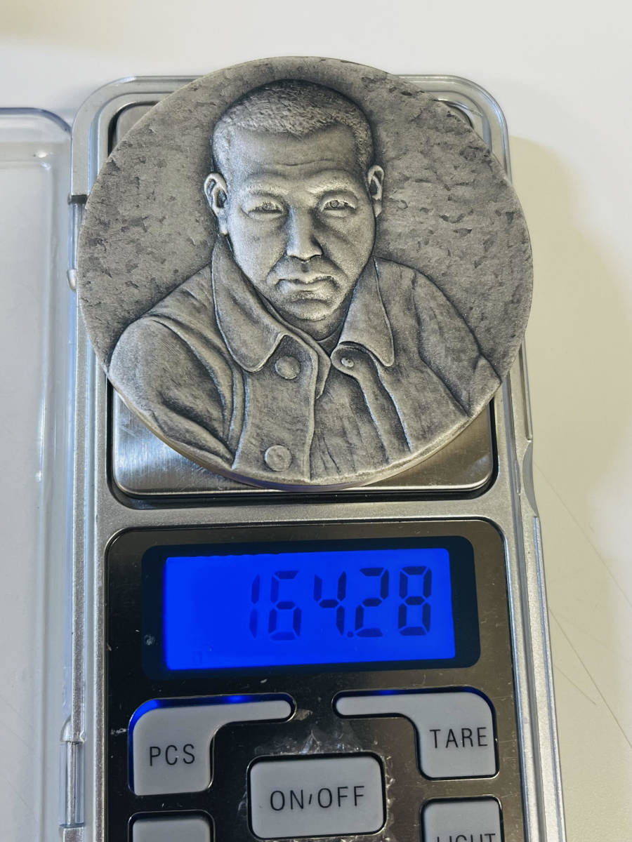 純銀メダル【肖像メダル 宮沢賢治 】約164g 直径60㎜ SV1000 造幣局