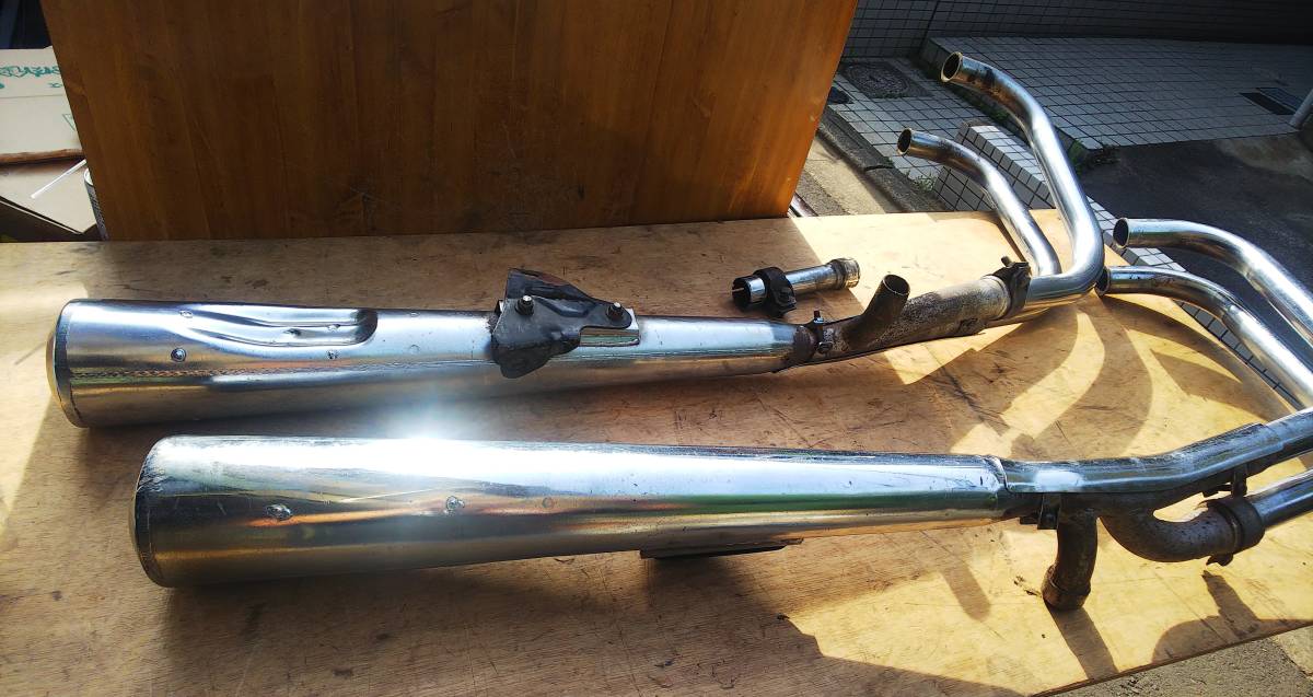 Z400FX KZ400 純正マフラー 室内保管 欠品劣化あり カワサキ純正 当時 