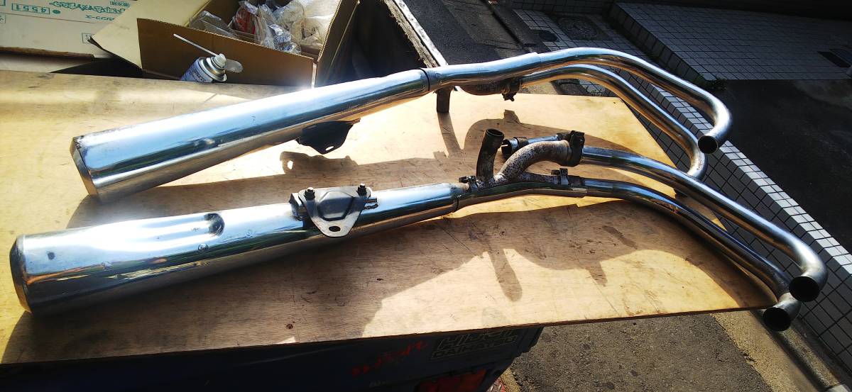 Z400FX KZ400 純正マフラー 室内保管 欠品劣化あり カワサキ純正 当時 