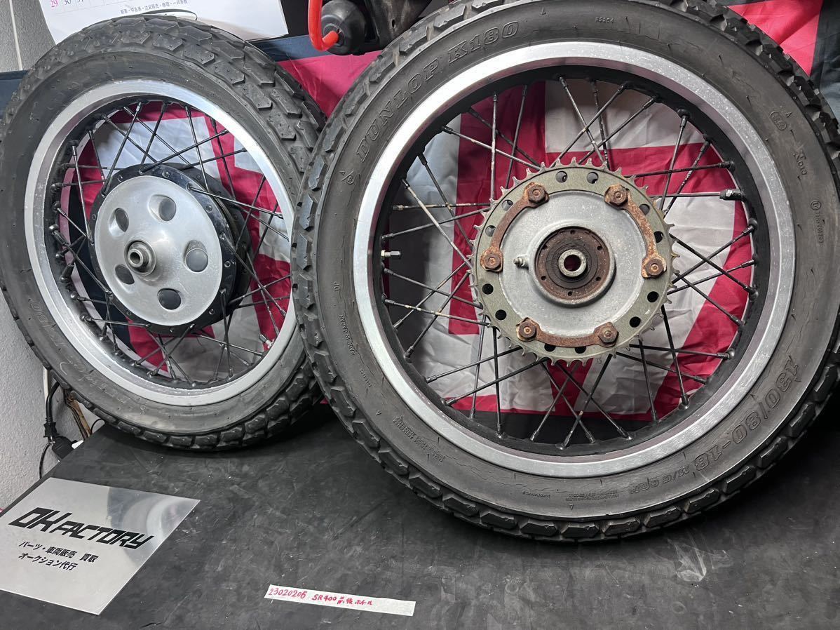 SR400 SR400⁄500 ⁄ 流用 XJ550 SR500フロントホイール ☆23020206