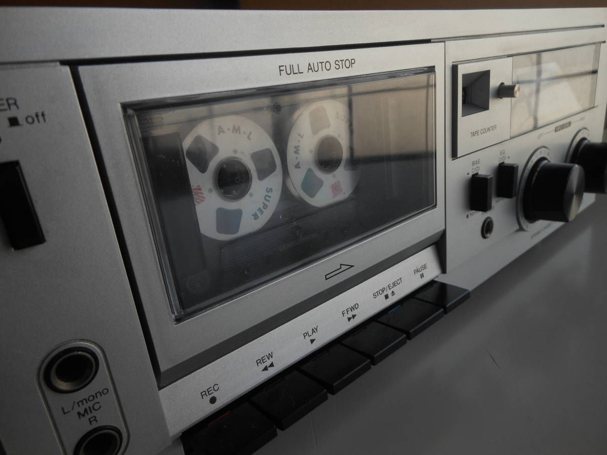 70s 動作正常 SANYO/OTTO ステレオ・カセットデッキ RD1010 整備品 美