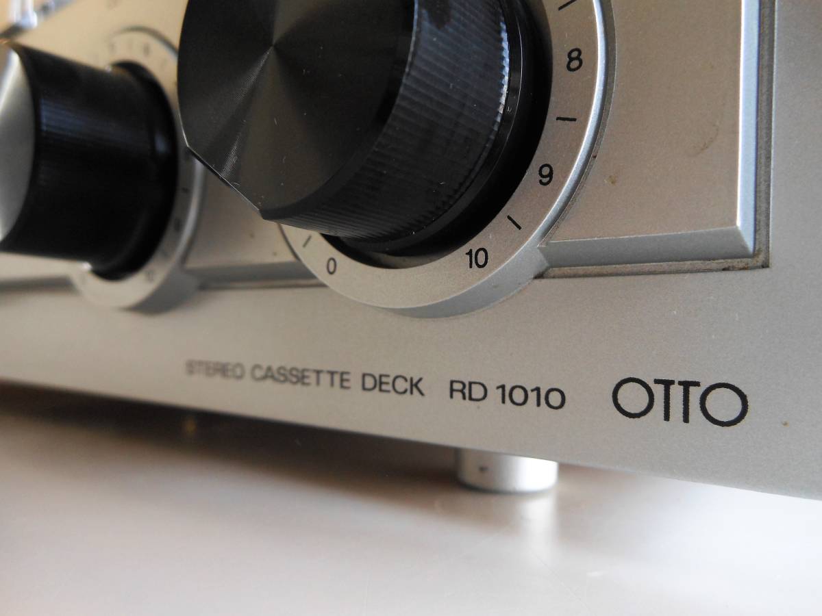 70s 動作正常 SANYO/OTTO ステレオ・カセットデッキ RD1010 整備品 美