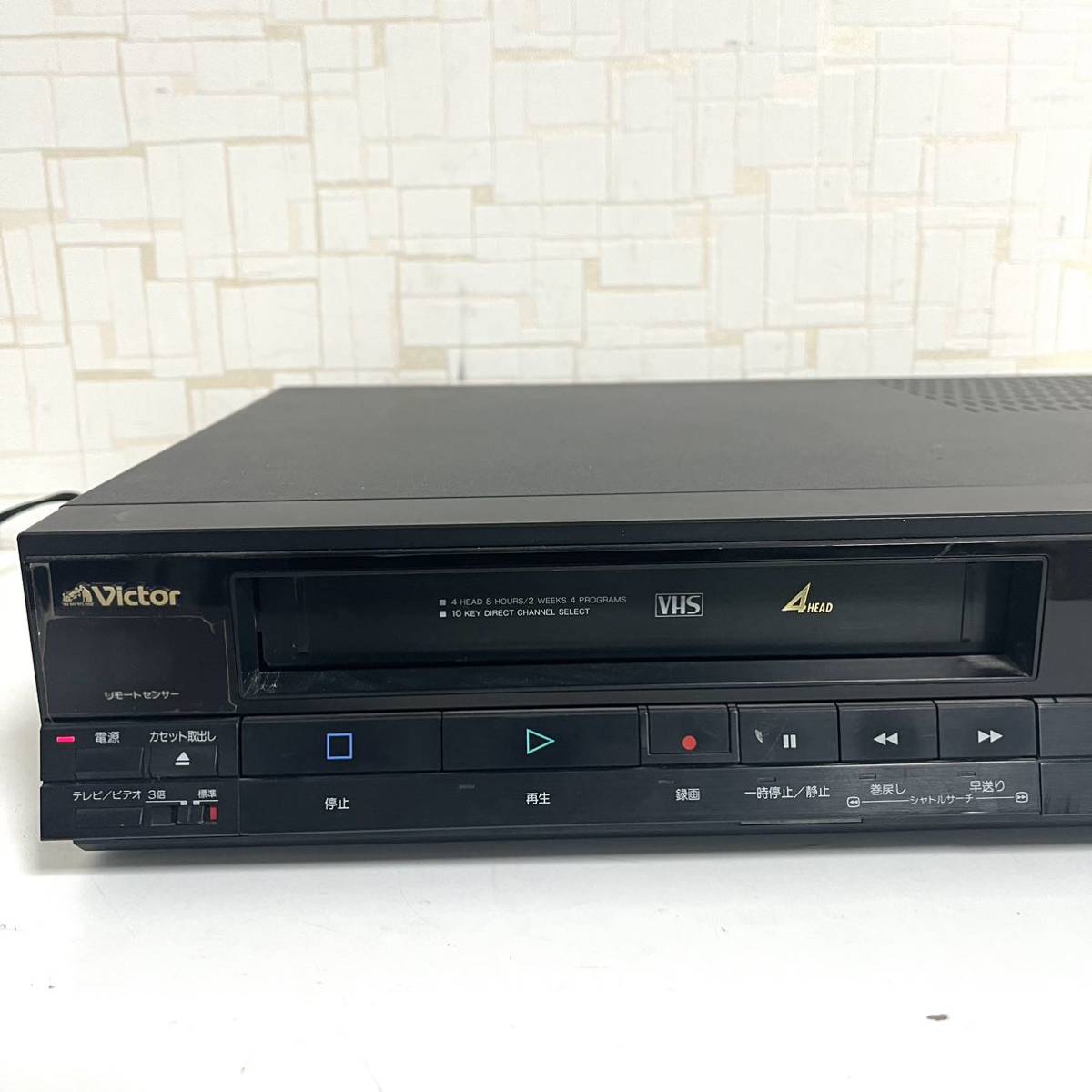 1円スタート】ビクター Victor ビデオデッキ HR-D180 通電確認済み