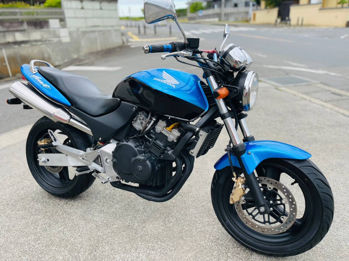 ホンダ ホーネット250 MC31 青／黒 17，155km 中古車体！動画有！茨城