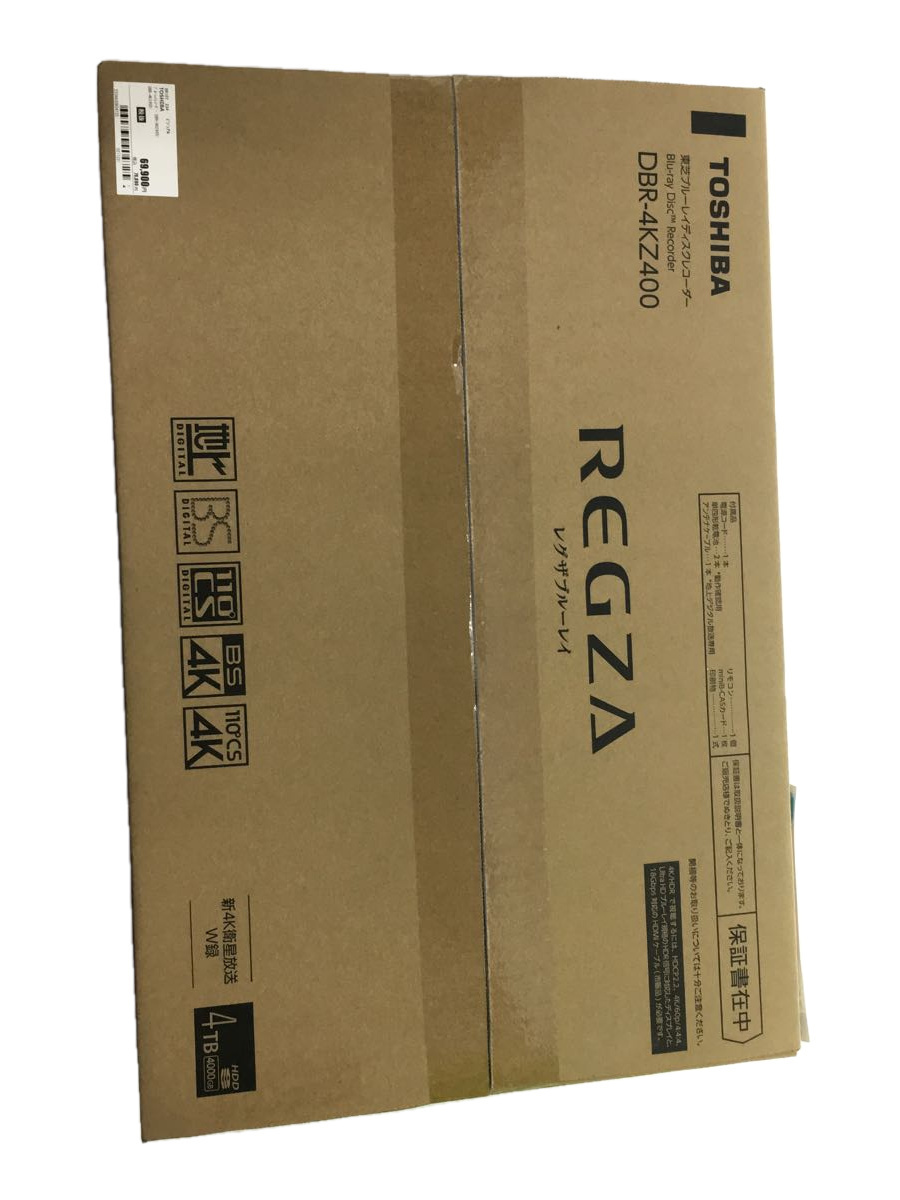 TOSHIBA◇ブルーレイレコーダー DBR-4KZ400 DBR-4KZ400 REGZA TOSHIBA