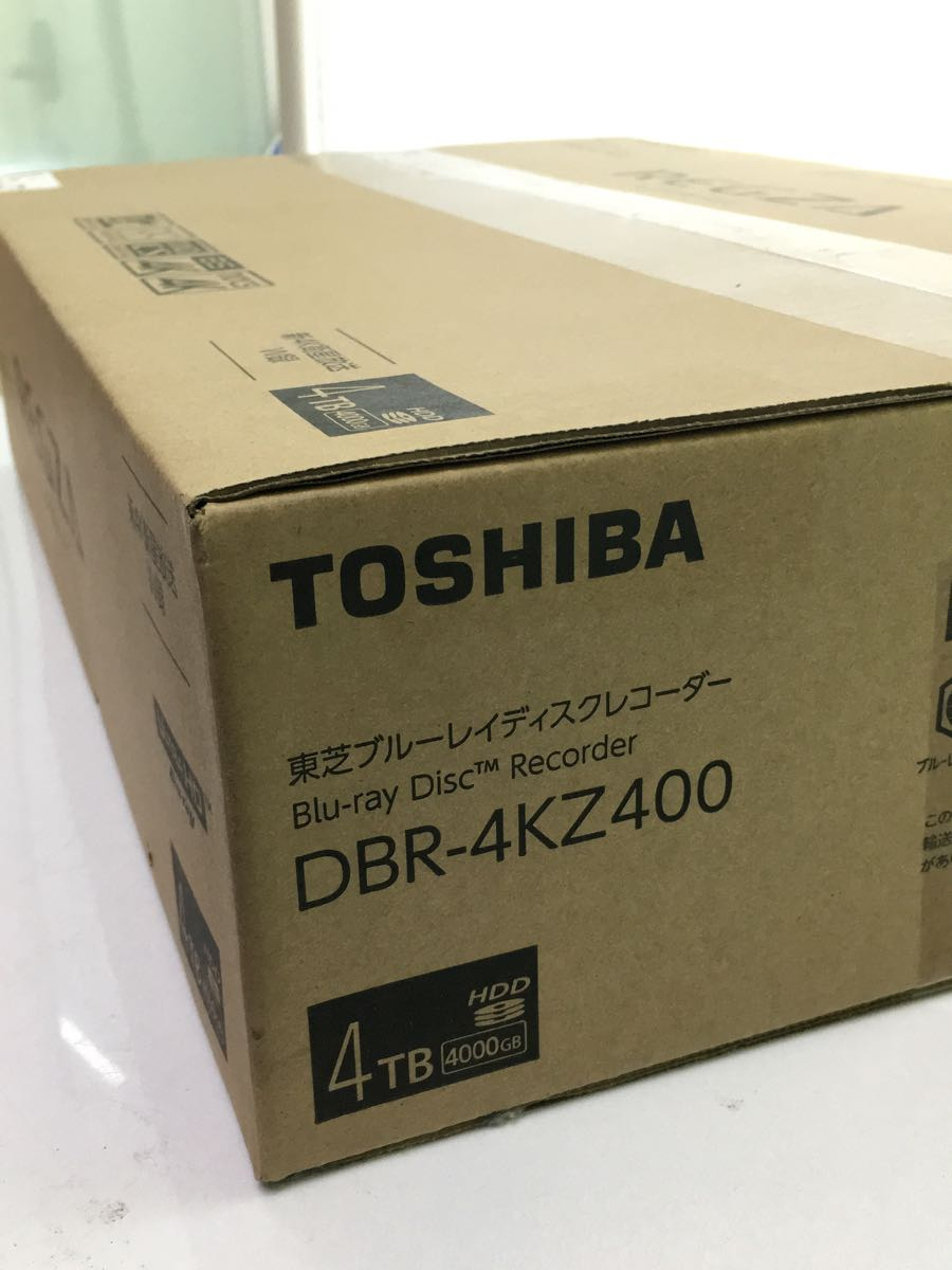 TOSHIBA◇ブルーレイレコーダー DBR-4KZ400 DBR-4KZ400 REGZA TOSHIBA