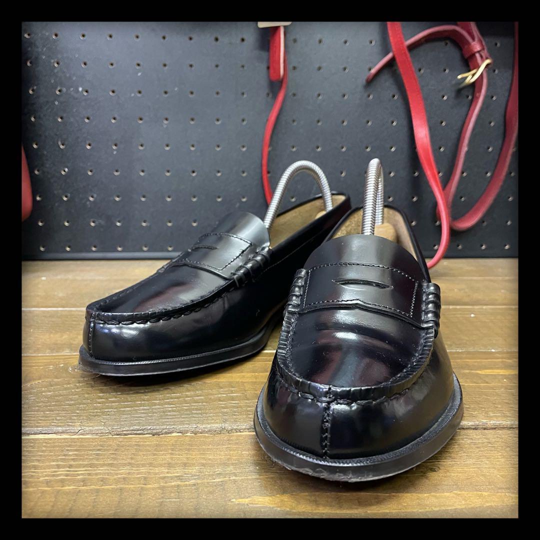 良品 HARUTA ハルタ コインローファー ブラック 23.5cm 3E 通勤 通学 普段使い コインローファー ハルタ HARUTA  P5倍!マラソン期間!要エントリーハルタ ビジネス #906（01009060）|men（メンズ）|靴のＨＡＲＵＴＡ