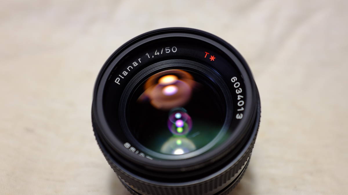 ☆美品☆CONTAX Carl Zeiss Planar 50mm F1.4 T* AEJ☆ 極上品 CONTAX