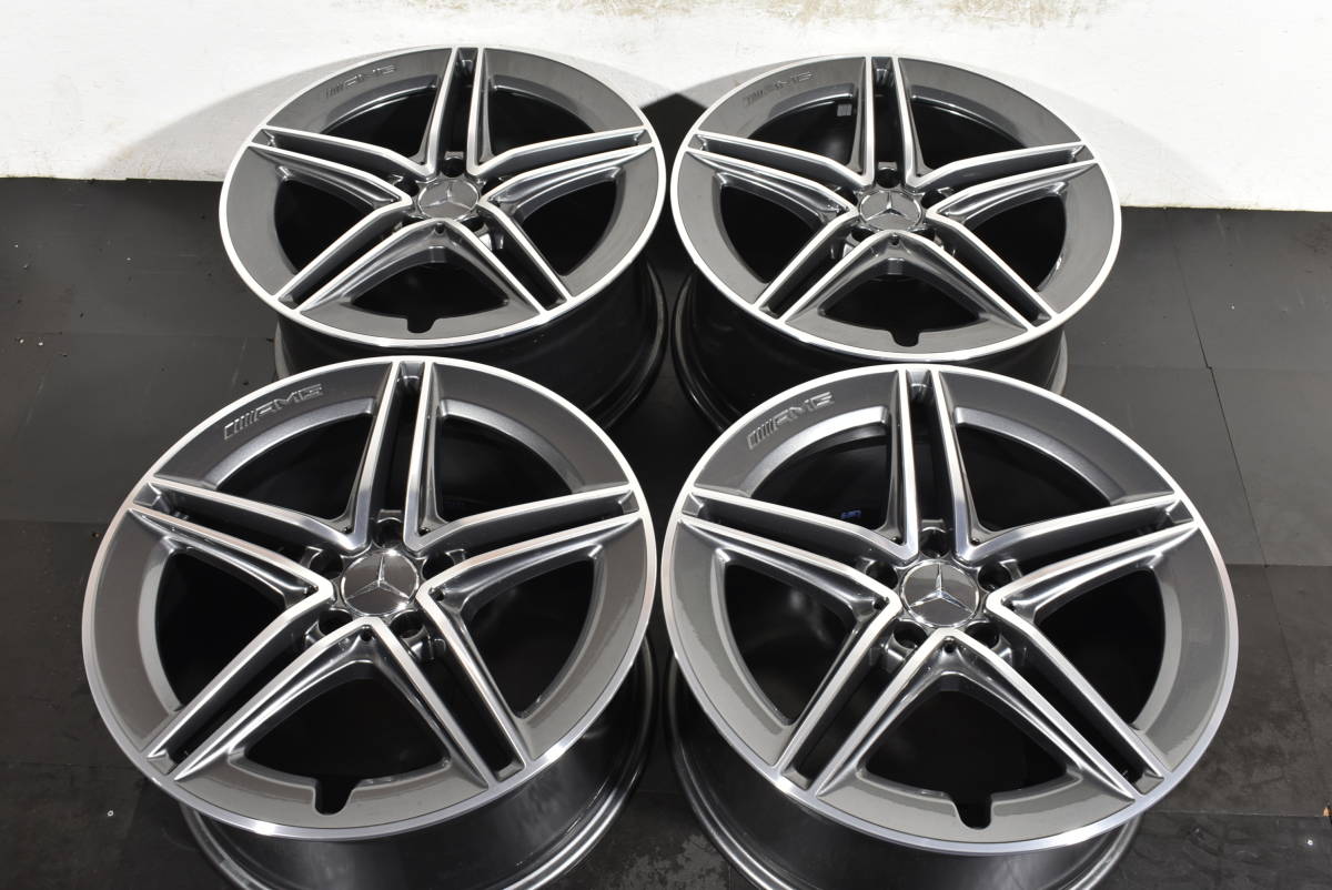 メルセデスベンツ AMG 悪く CLA45S 純正19インチ中古アルミホイール4本