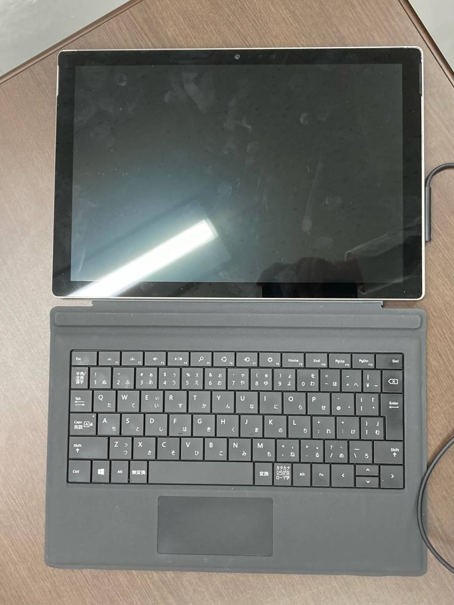 surface PRO 4 液晶交換品 ジャンクで出品 キーボードと電源付き Pro