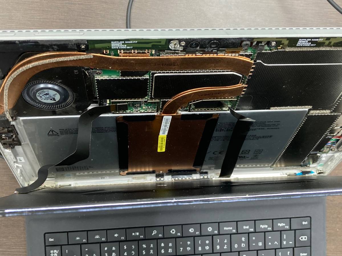 surface PRO 4 液晶交換品 ジャンクで出品 キーボードと電源付き Pro