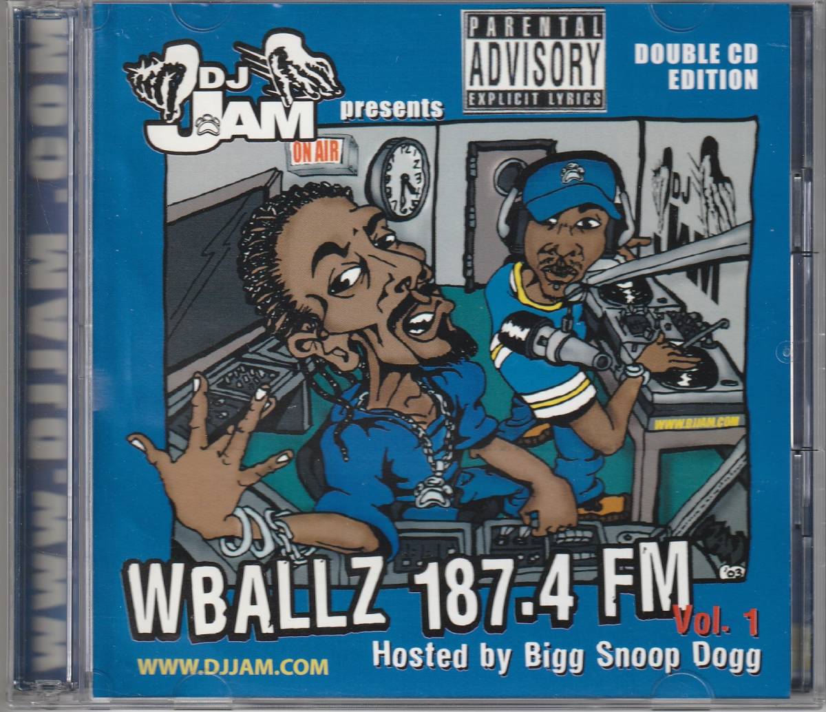 中古CD□HIPHOP/G-RAP□MIX CD／2枚組／DJ JAM presents WBALLZ 187.4