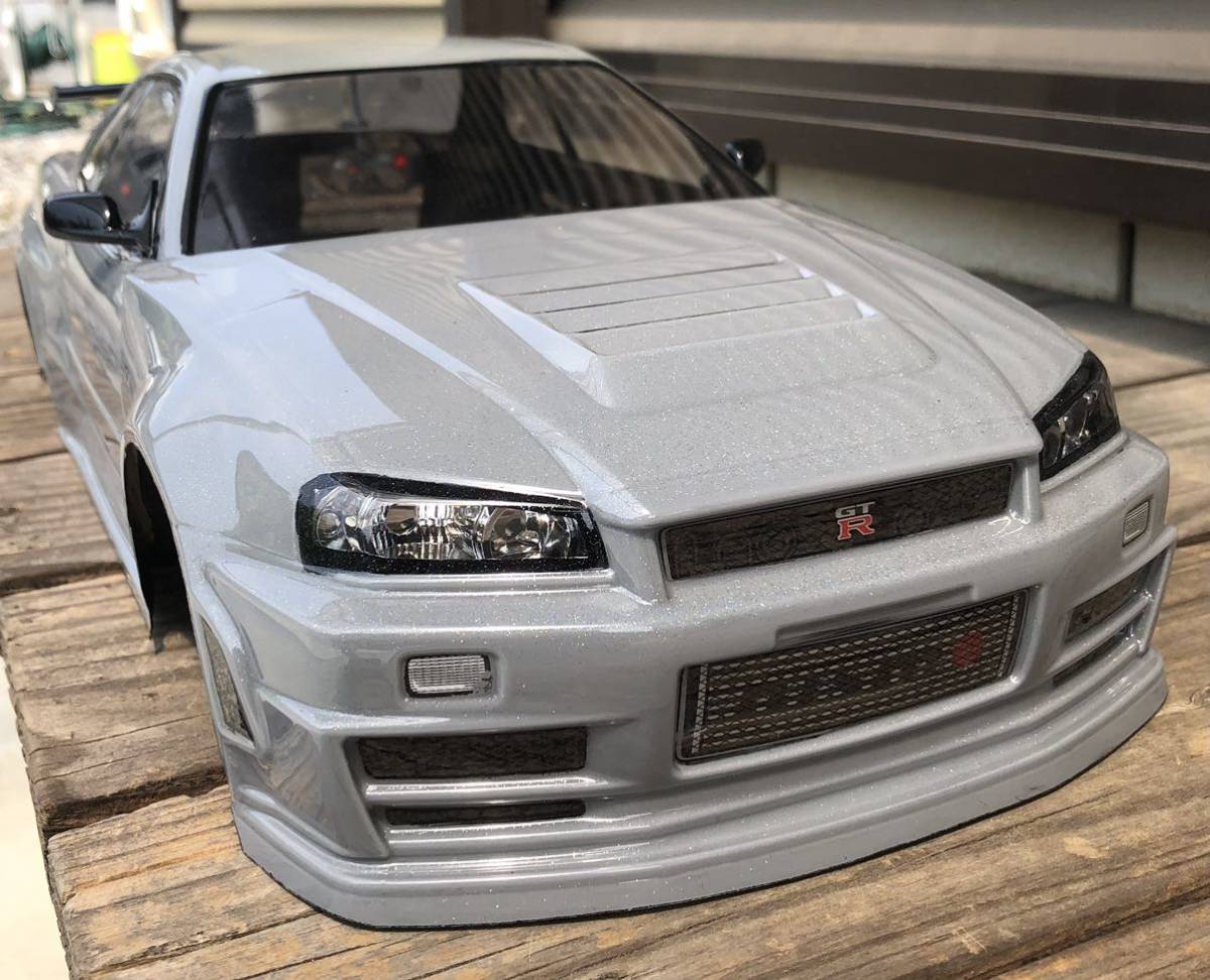 タミヤ R34 GT-Rスカイライン 1/10 スペアボディ ラジコンボディ