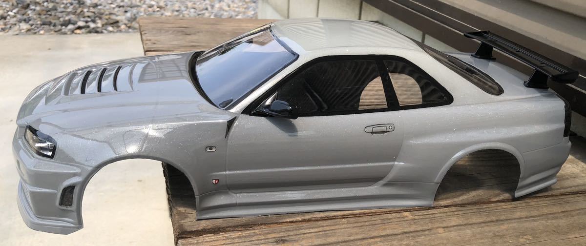 タミヤ R34 GT-Rスカイライン 1/10 スペアボディ ラジコンボディ