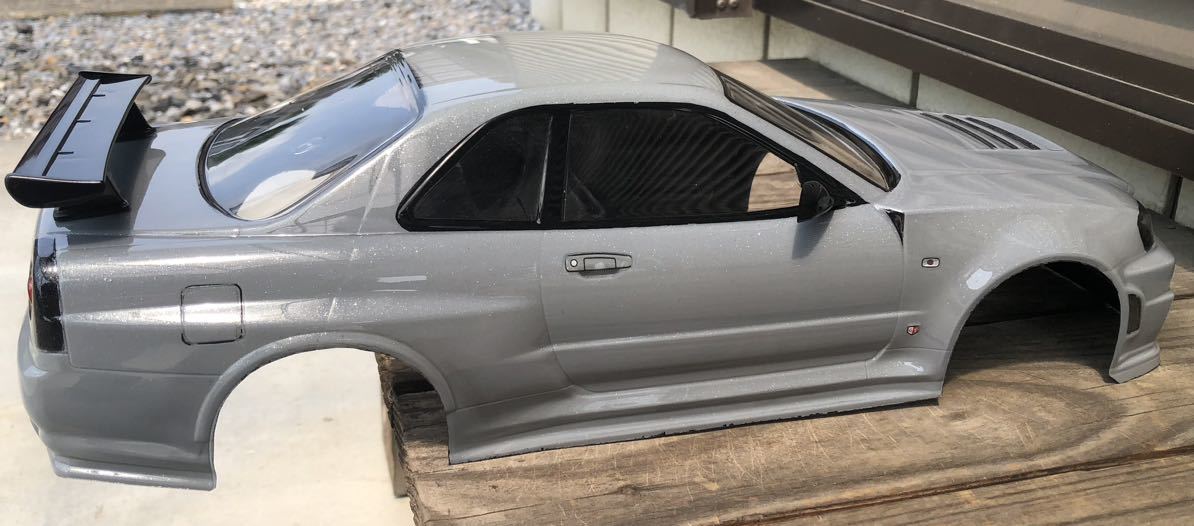 タミヤ R34 GT-Rスカイライン 1/10 スペアボディ ラジコンボディ