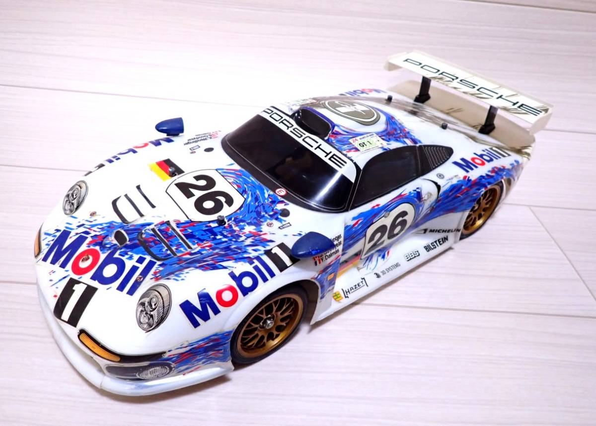 Tamiya R⁄C 1⁄10 scale PORSCHE 911 GT1 STREET(TA03R-S)1996