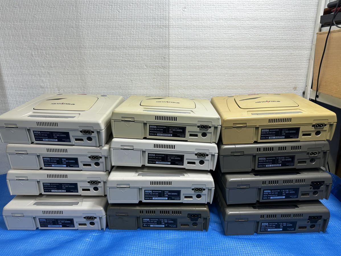 セガサターン本体　カセット付き SEGA セガサターン セガ HST-3220 セガサターン本体＆ソフト21本