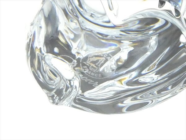 N794 Baccarat バカラ クリスタル ラッキーキャット 招き猫 フィギュ