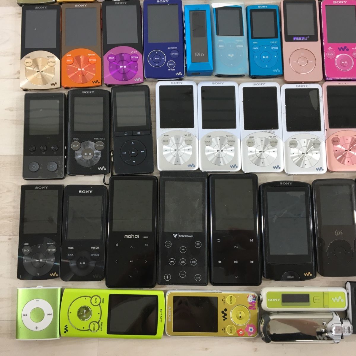 ジャンク品 携帯音楽プレイヤー 色々（ウォークマン 等） まとめて大量