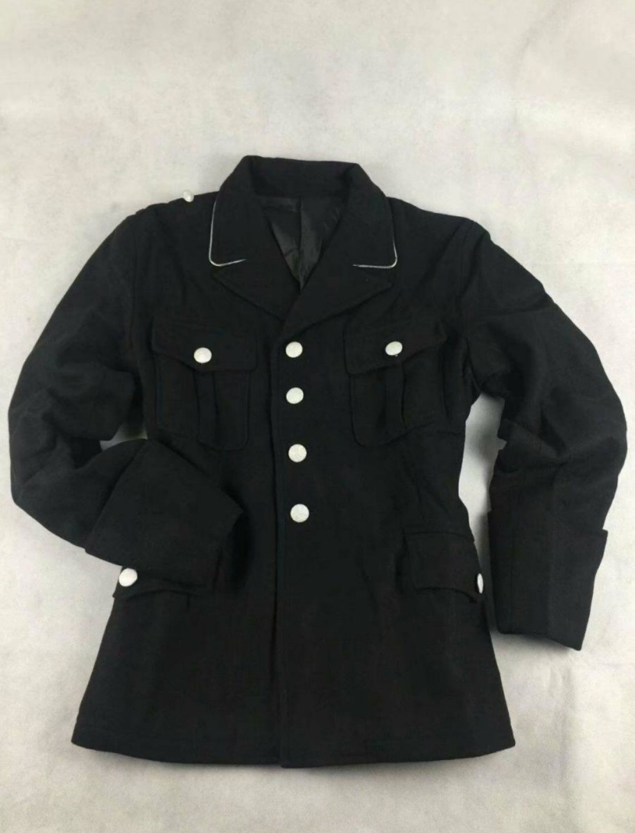 【HOT，大人気】 ナチスドイツ軍 SS 親衛隊 M32将校制服上衣 黒 ウール製 レプリカ サイズＸＸＬ(制服)｜売買されたオークション情報、yahooの商品情報をアーカイブ公開 - オークファン 制服