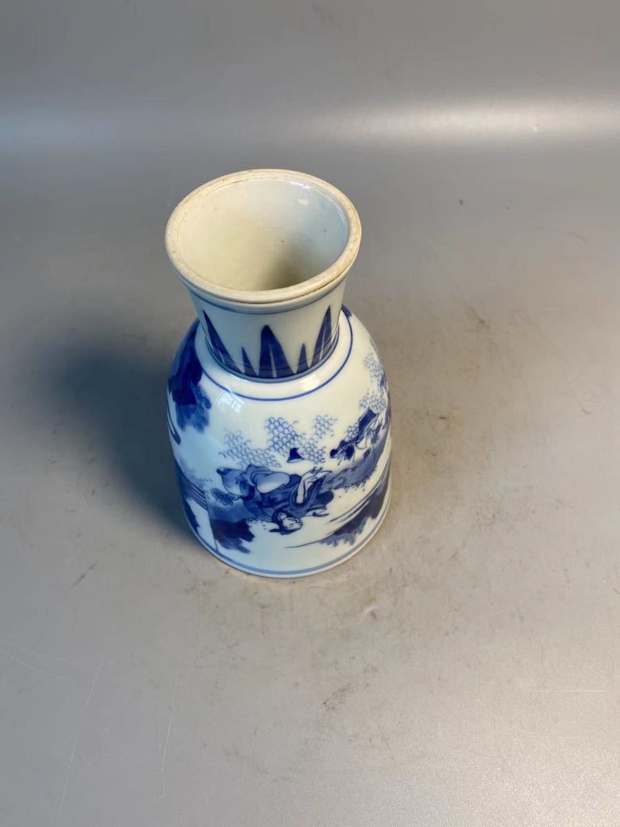 煎茶道具 青花 中国美術 青花，染付，中国陶磁器，古渡，茶道具，茶具