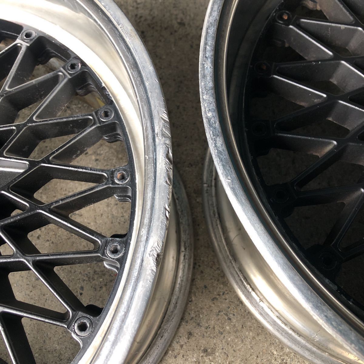 SSR リバースメッシュ 16インチ 9J+25 タイプE PCD114.3 5穴 2本 深 