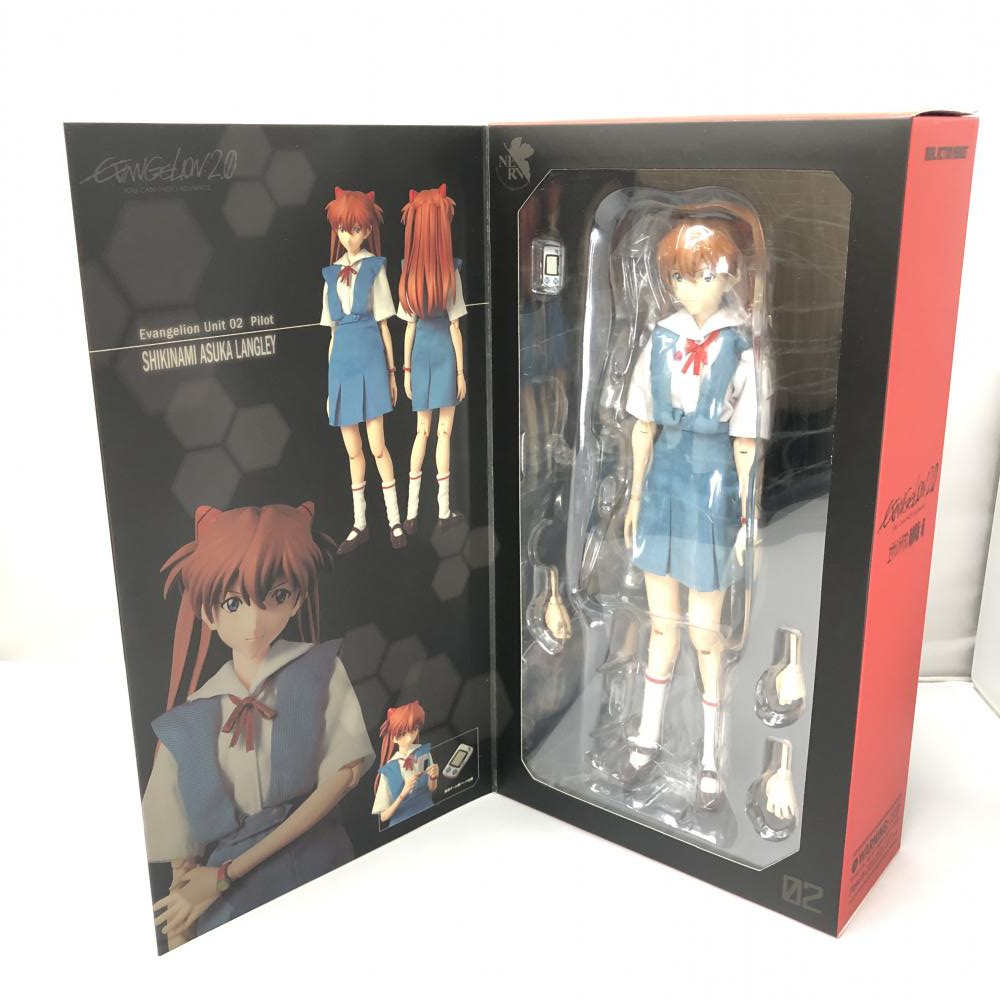 中古】未開封 メディコム・トイ 式波・アスカ・ラングレー 制服版 