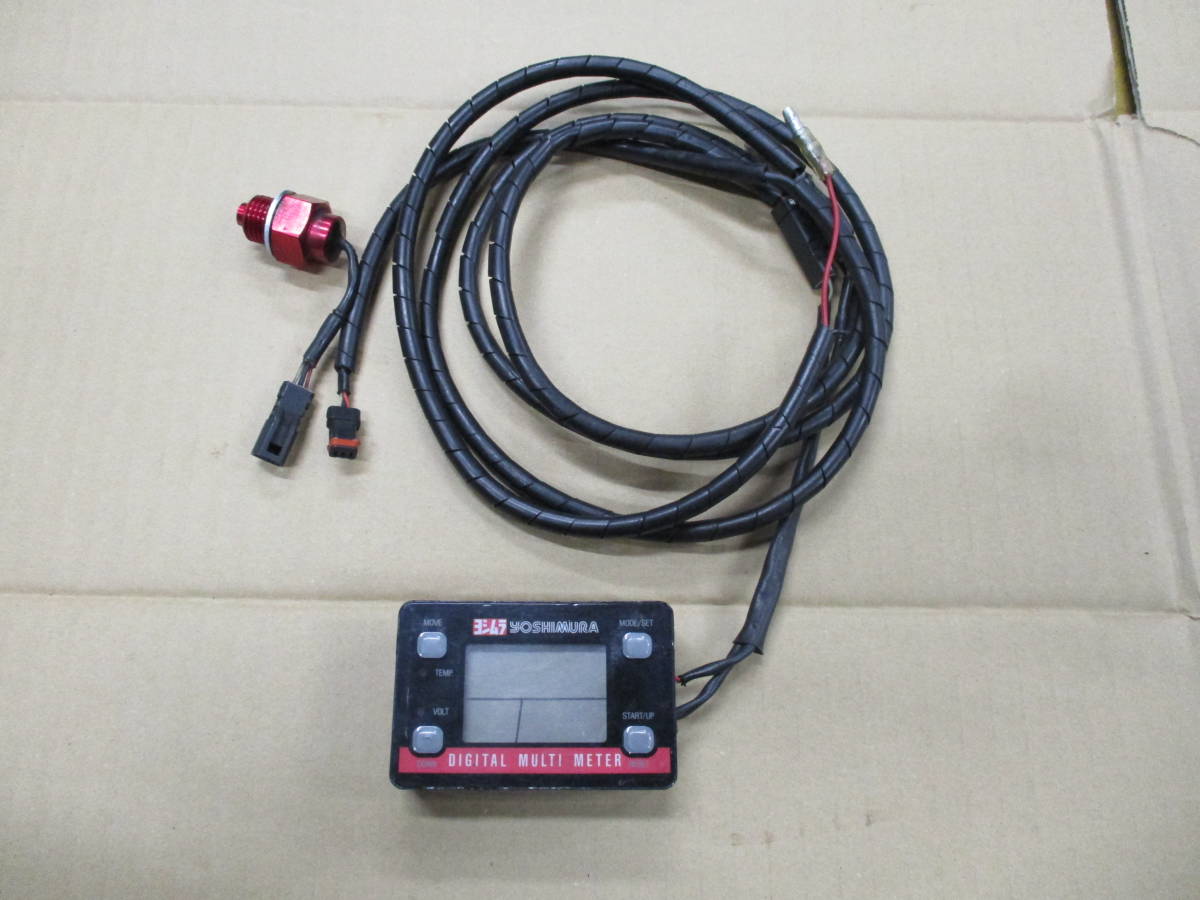 ヨシムラ・PRO-GRESS2 マルチテンプメーター+油温センサー Type-E PT3