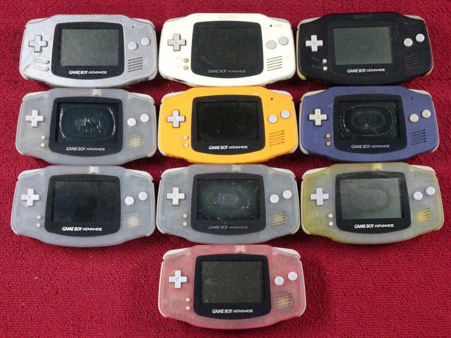 NINTENDO GBA ゲームボーイアドバンス 本体 10台セット 難あり＊ジャンク品【GH】