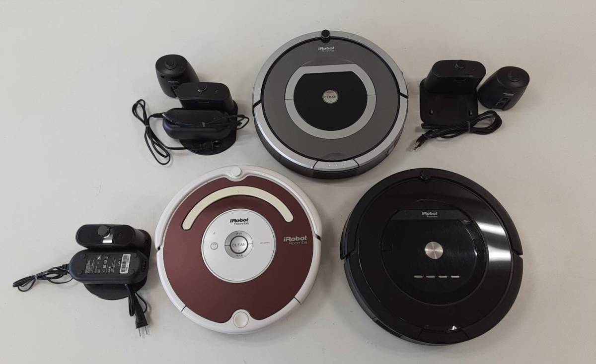 【748】中古品 iRobot アイロボット ルンバ用充電器5個+センサー5個 セット iRobot アイロボット ルンバ 5個セット 0 e5